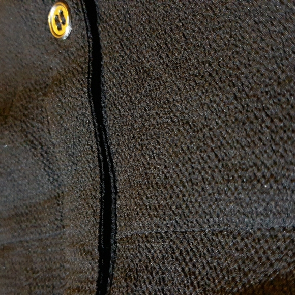 Textured button down w/roll tab sleeve - Picture 9 of 13